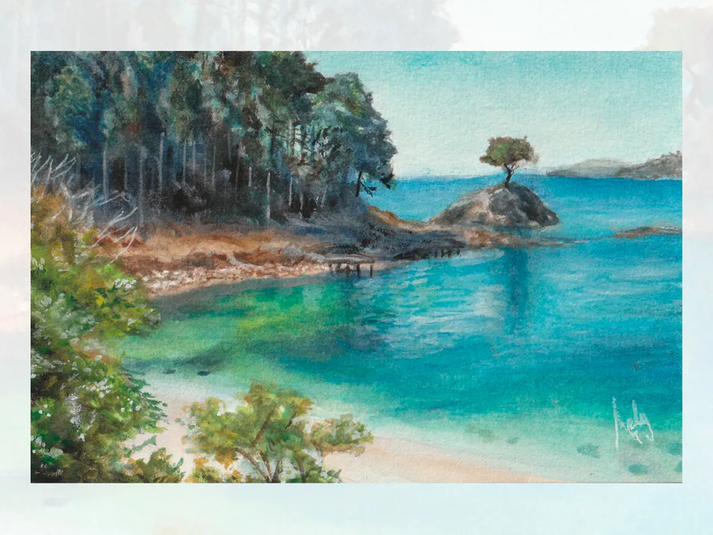 pintura acuarela ramuntcho